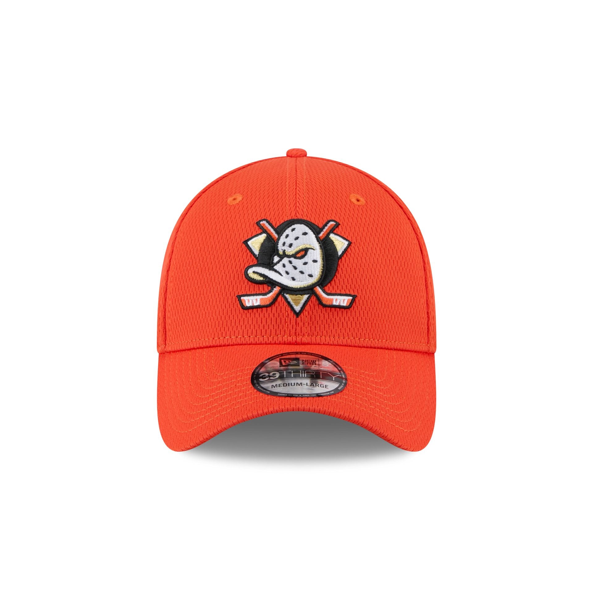 Anaheim Ducks Orange 39THIRTY Stretch Fit Hat - Image 2