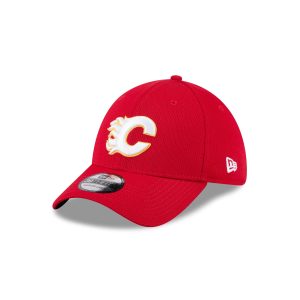 Calgary Flames Red 39THIRTY Stretch Fit Hat