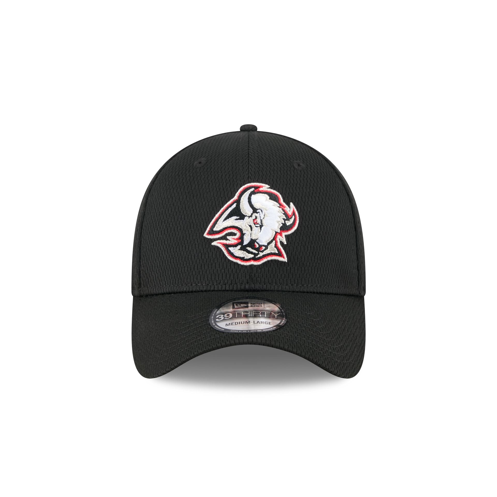 Buffalo Sabres Black 39THIRTY Stretch Fit Hat - Image 2