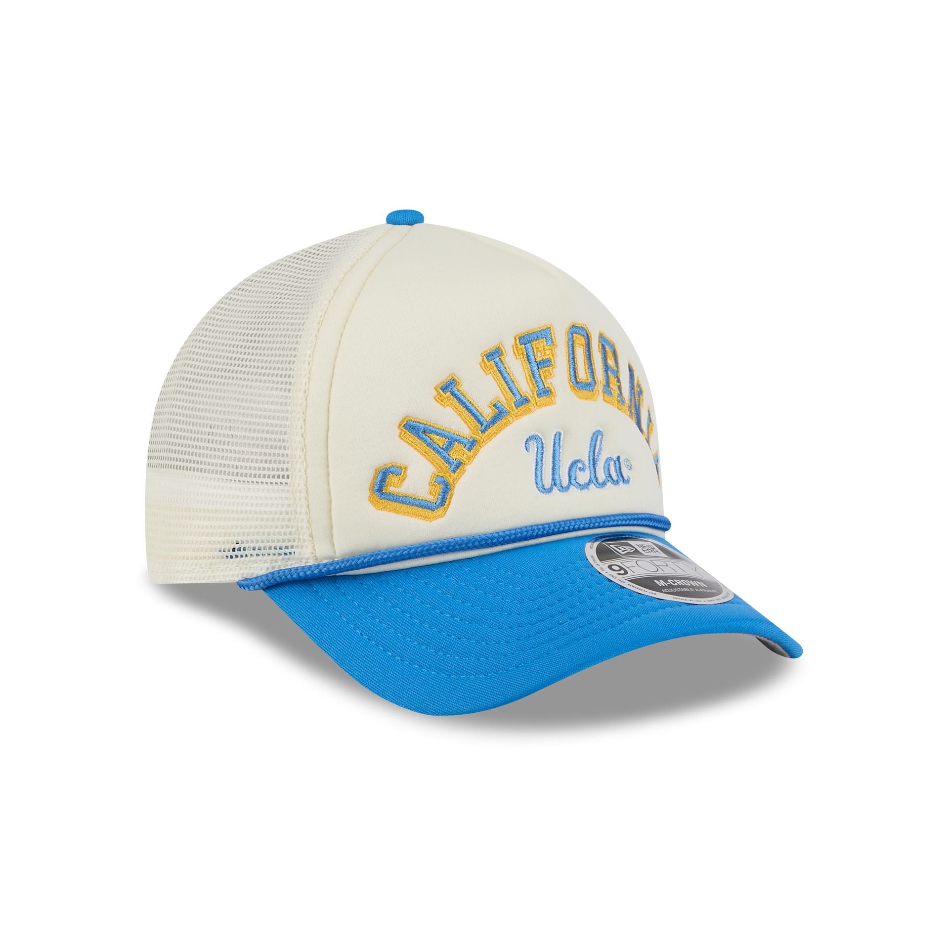 UCLA Bruins Chrome Arch 9FORTY M-Crown A-Frame Trucker Hat - Image 3