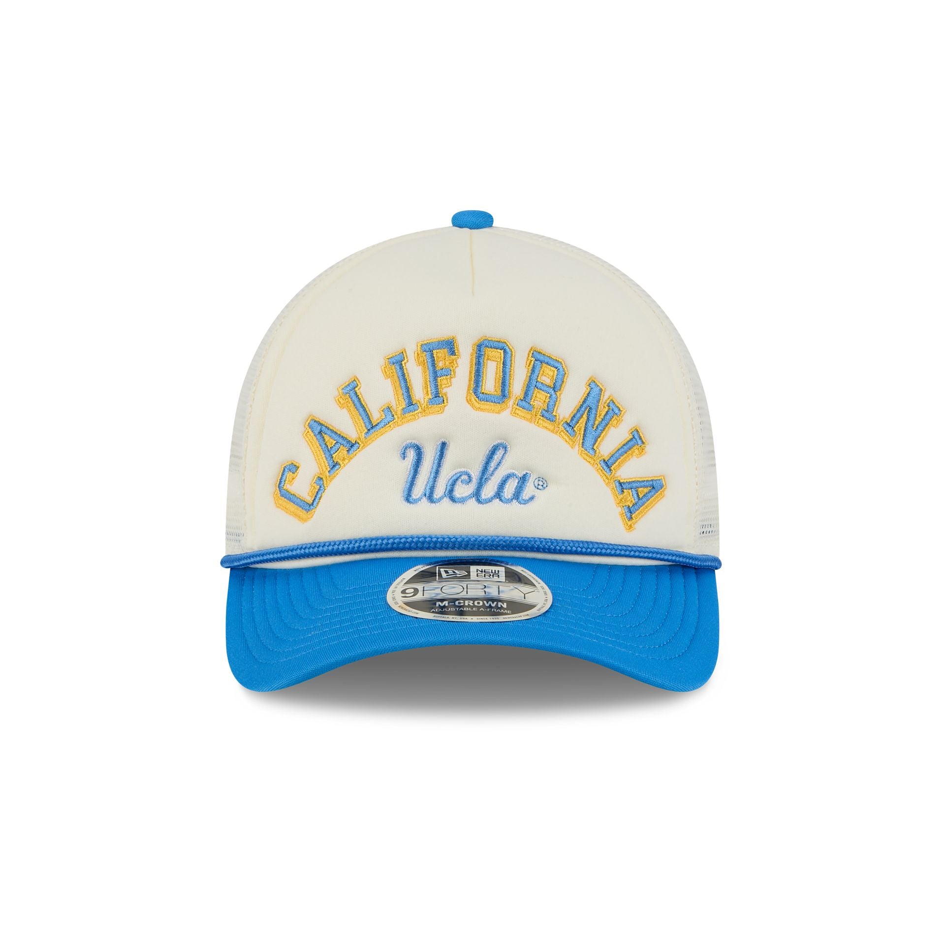 UCLA Bruins Chrome Arch 9FORTY M-Crown A-Frame Trucker Hat - Image 2