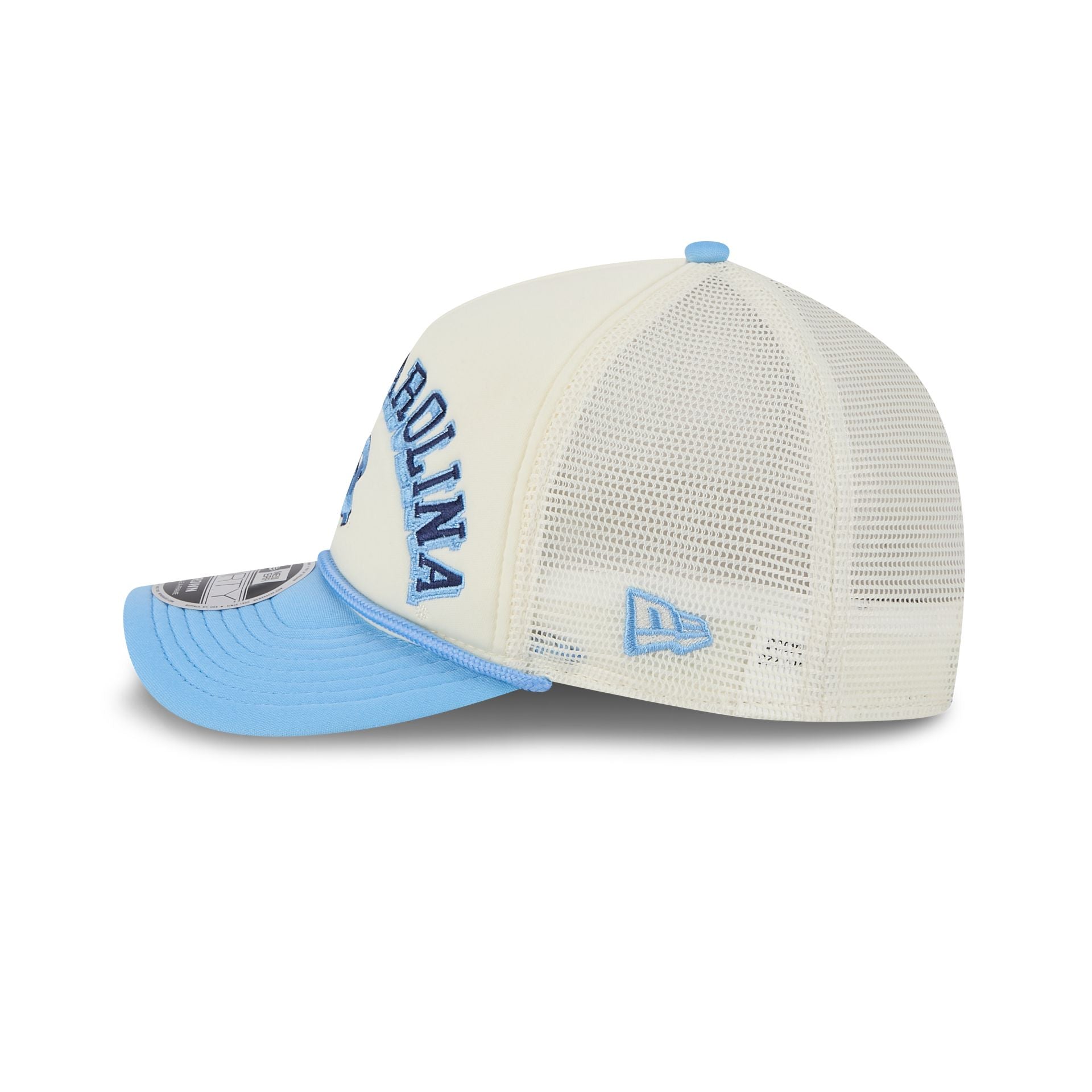 North Carolina Tar Heels Chrome Arch 9FORTY M-Crown A-Frame Trucker Hat - Image 4