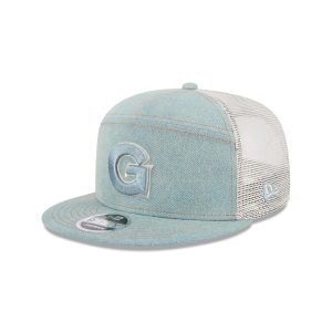Georgetown Hoyas Denim Split Panel 9FIFTY Trucker Hat