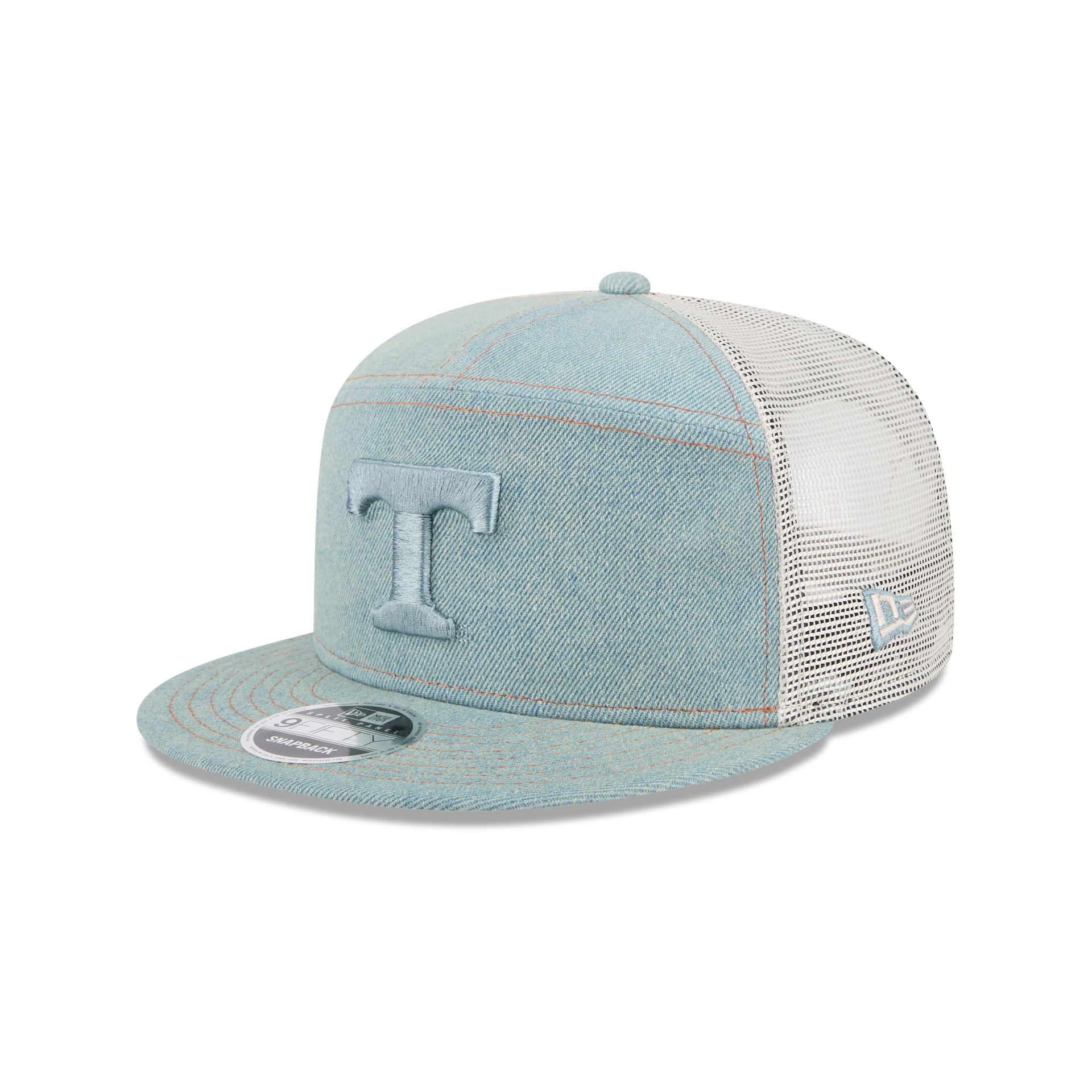 Tennessee Volunteers Denim Split Panel 9FIFTY Trucker Hat