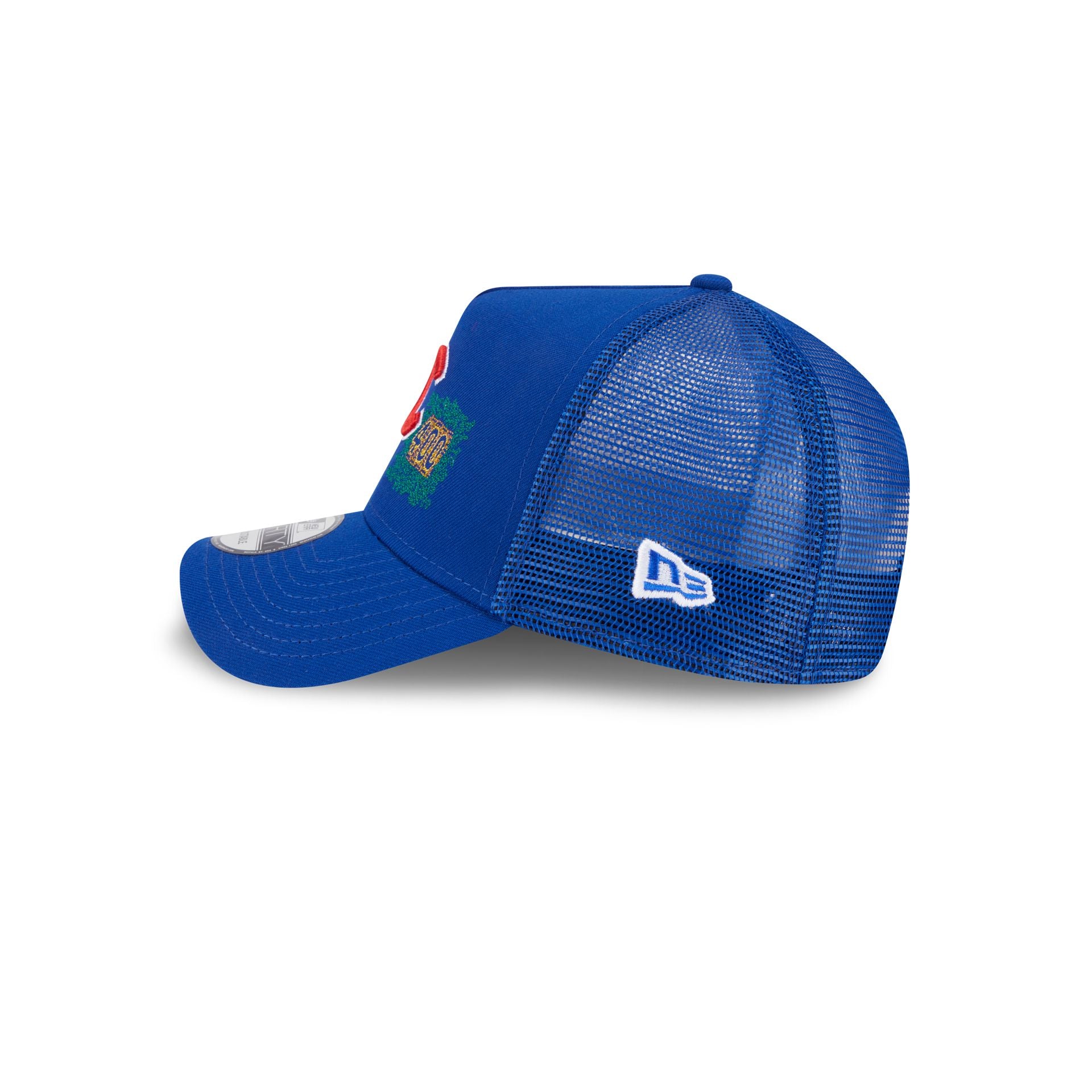 Chicago Cubs State Stitch 9FORTY A-Frame Trucker Hat - Image 4