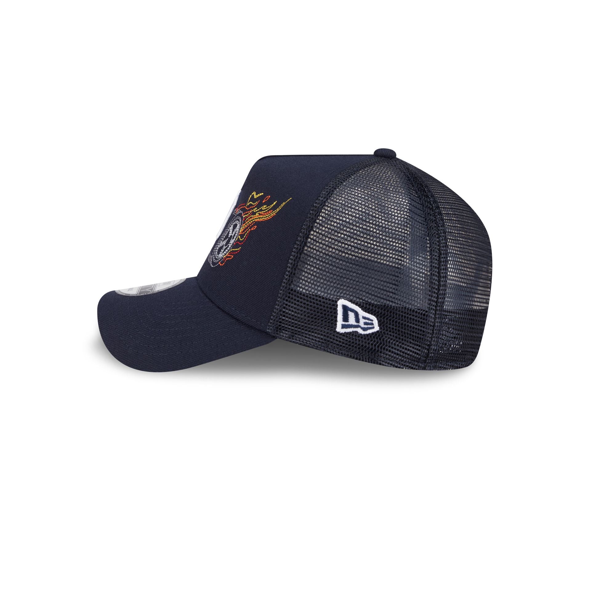 Detroit Tigers State Stitch 9FORTY A-Frame Trucker Hat - Image 4