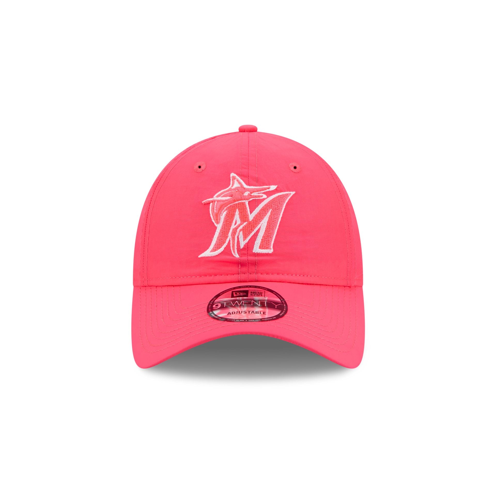 Miami Marlins Everyday Nylon Pink 9TWENTY Adjustable Hat - Image 2