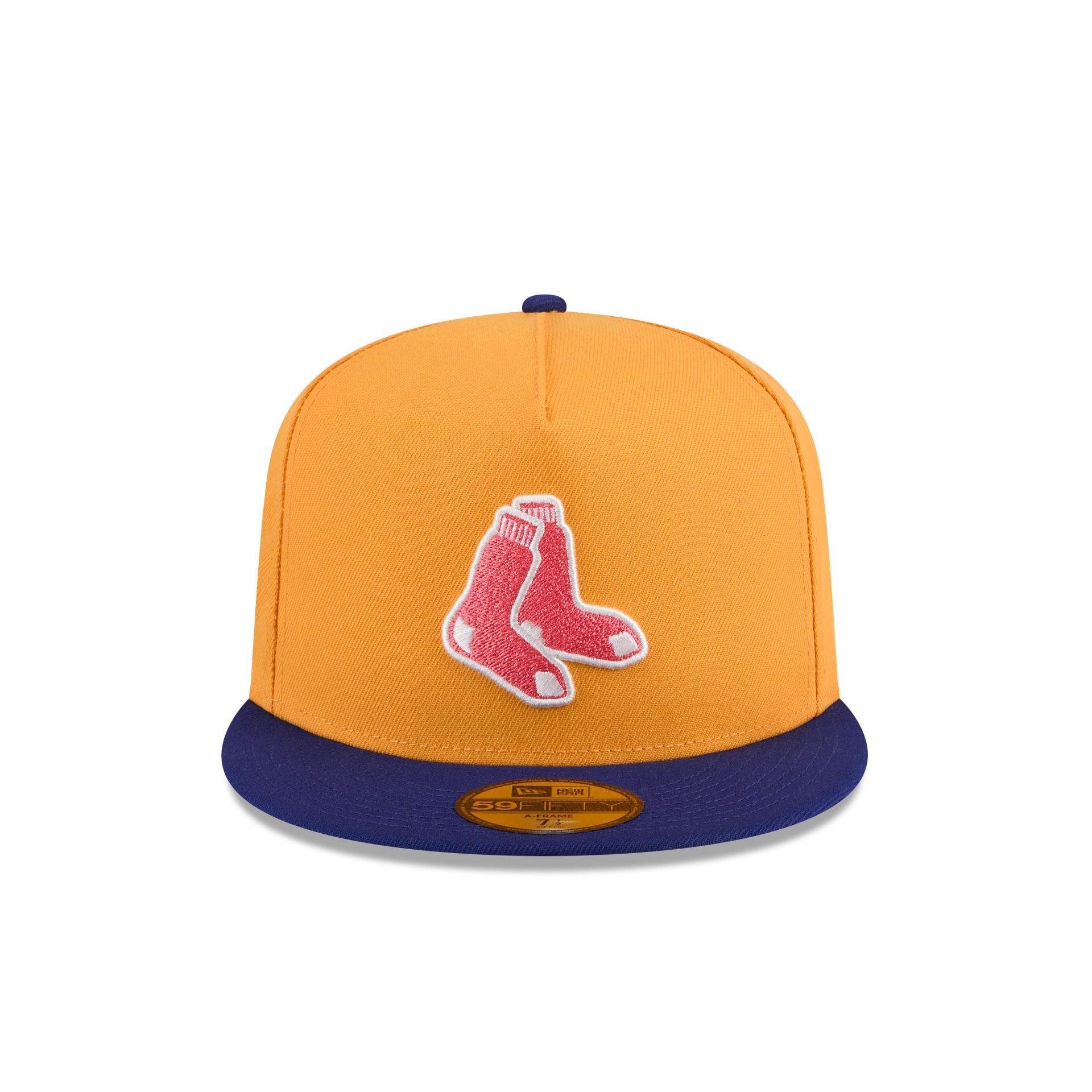 Boston Red Sox Gold 59FIFTY A-Frame Fitted Hat - Image 2