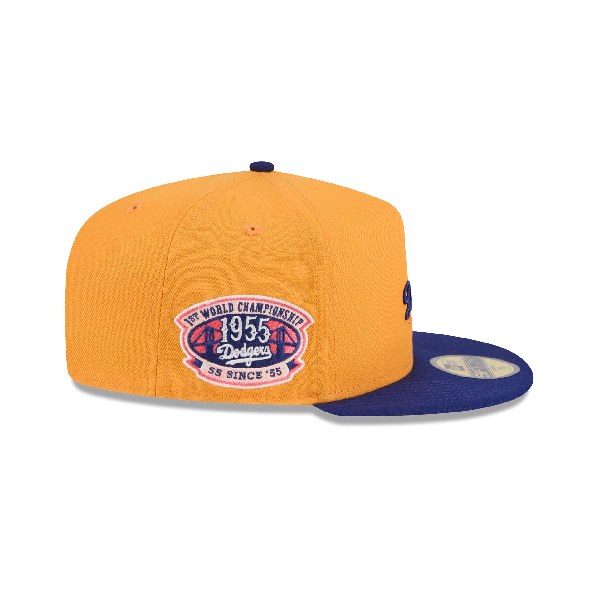 Los Angeles Dodgers Gold 59FIFTY A-Frame Fitted Hat - Image 4