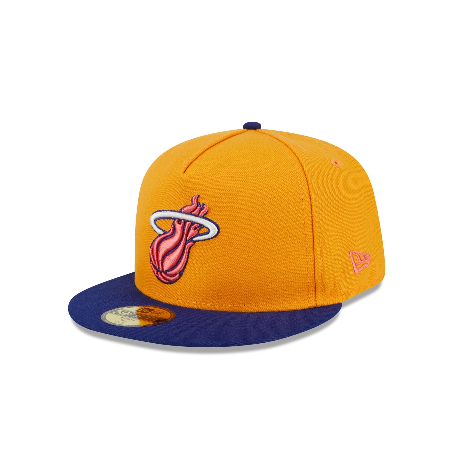 Miami Heat Gold 59FIFTY A-Frame Fitted Hat - Image 3