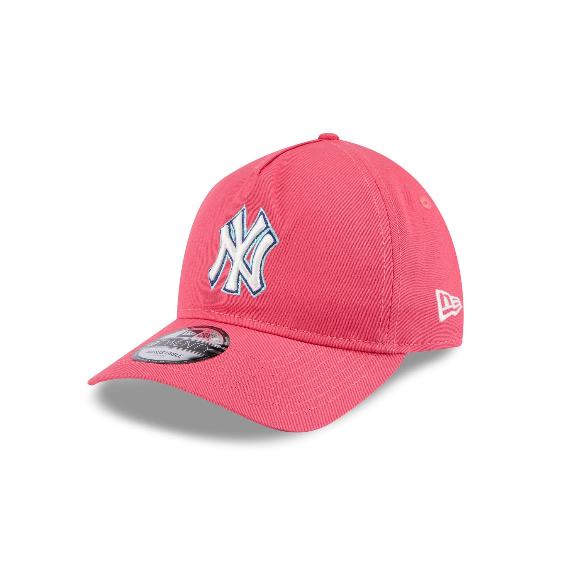 New York Yankees Coral 9TWENTY A-Frame Adjustable Hat - Image 3