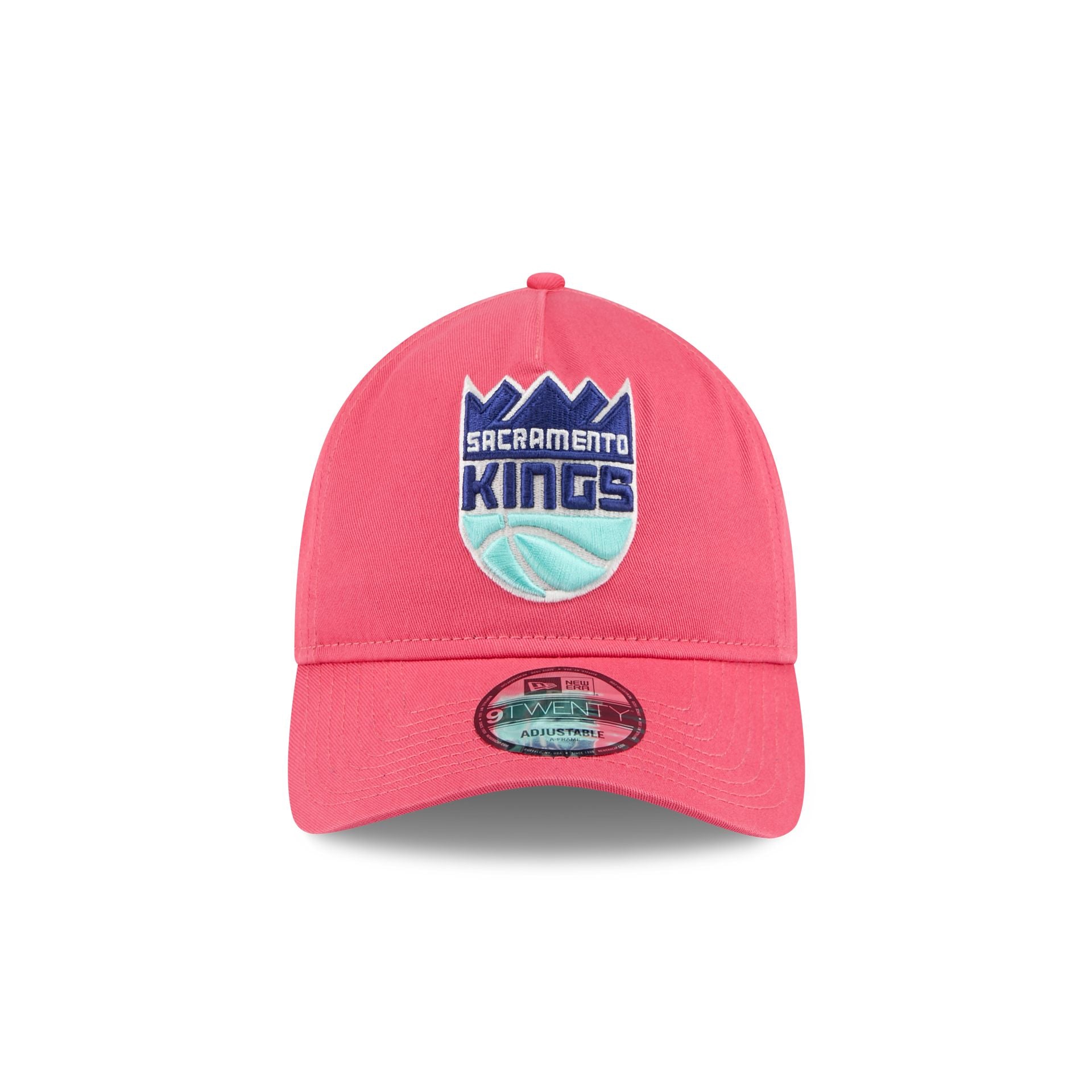 Sacramento Kings Coral 9TWENTY A-Frame Adjustable Hat - Image 2