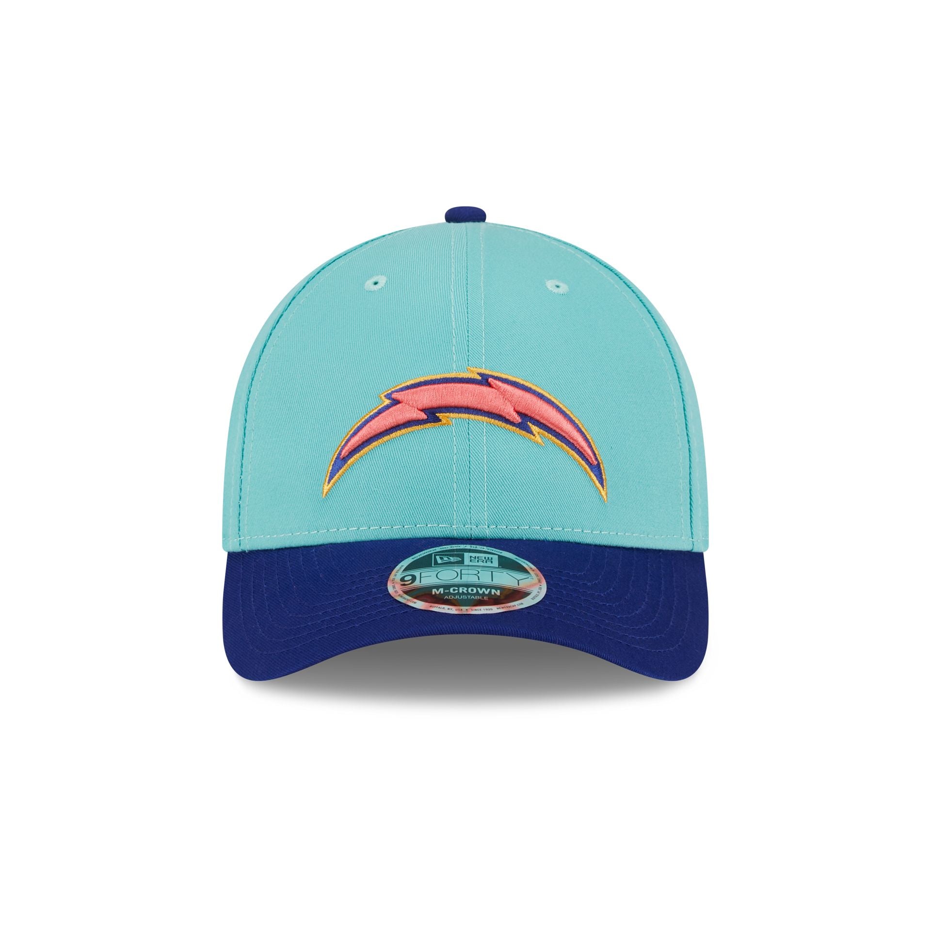 Los Angeles Chargers Clear Mint 9FORTY M-Crown Adjustable Hat - Image 2