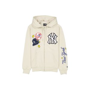 New York Yankees Stone Logo Select Full-Zip Hoodie
