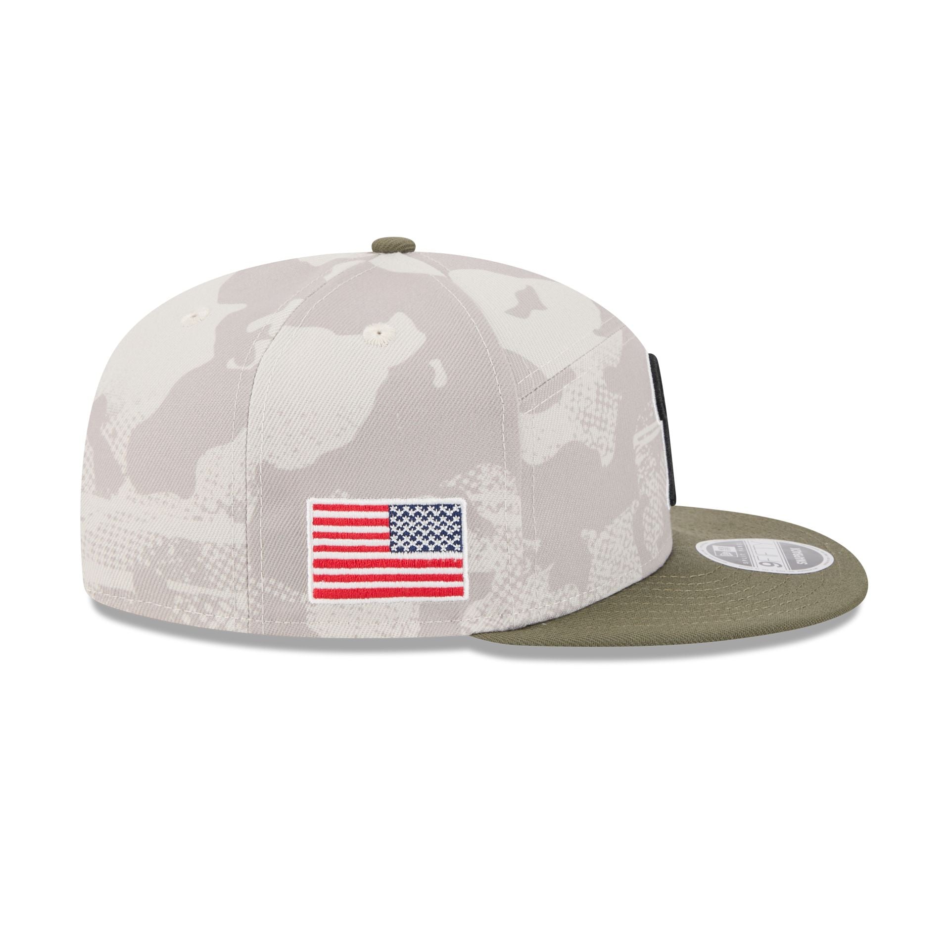 Philadelphia Phillies Armed Forces Day 2025 Split Panel 9FIFTY Snapback Hat - Image 4