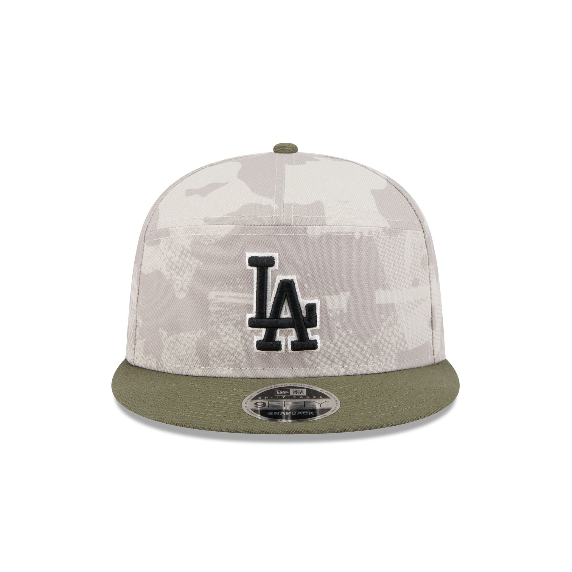Los Angeles Dodgers Armed Forces Day 2025 Split Panel 9FIFTY Snapback Hat - Image 2