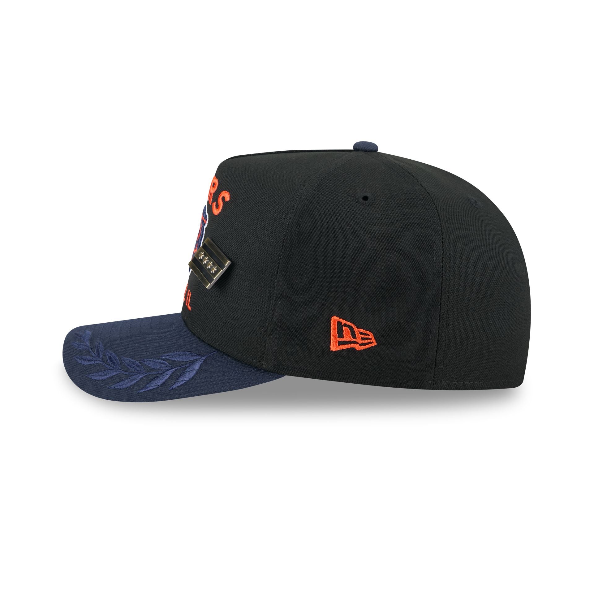 Chicago Bears 2025 Draft Black 59FIFTY A-Frame Fitted Hat - Image 4