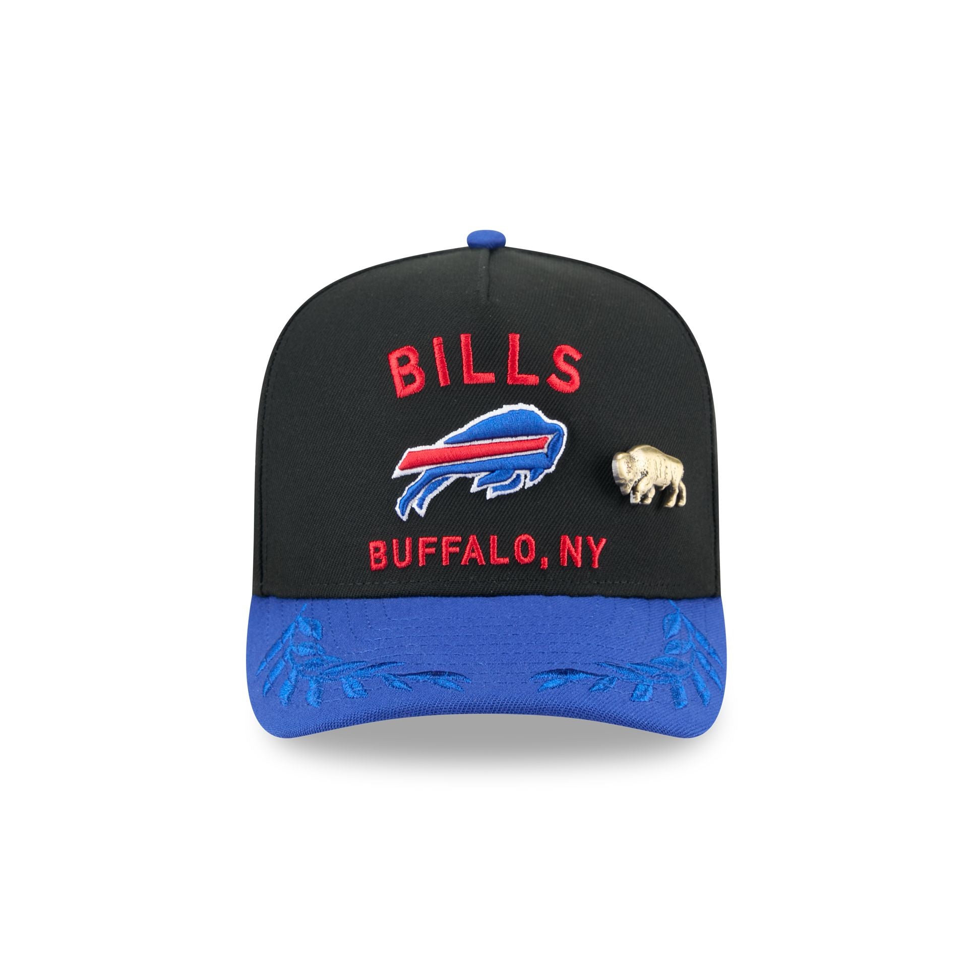 Buffalo Bills 2025 Draft Black 59FIFTY A-Frame Fitted Hat - Image 2