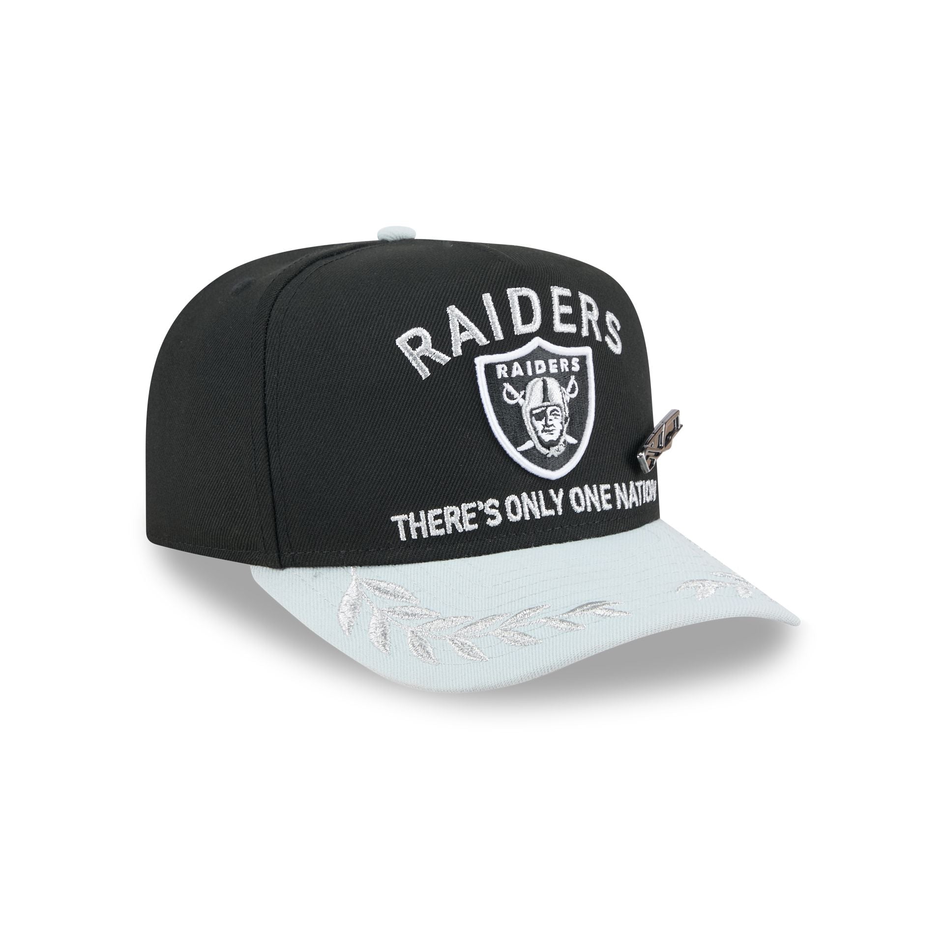 Las Vegas Raiders 2025 Draft Black 59FIFTY A-Frame Fitted Hat - Image 3