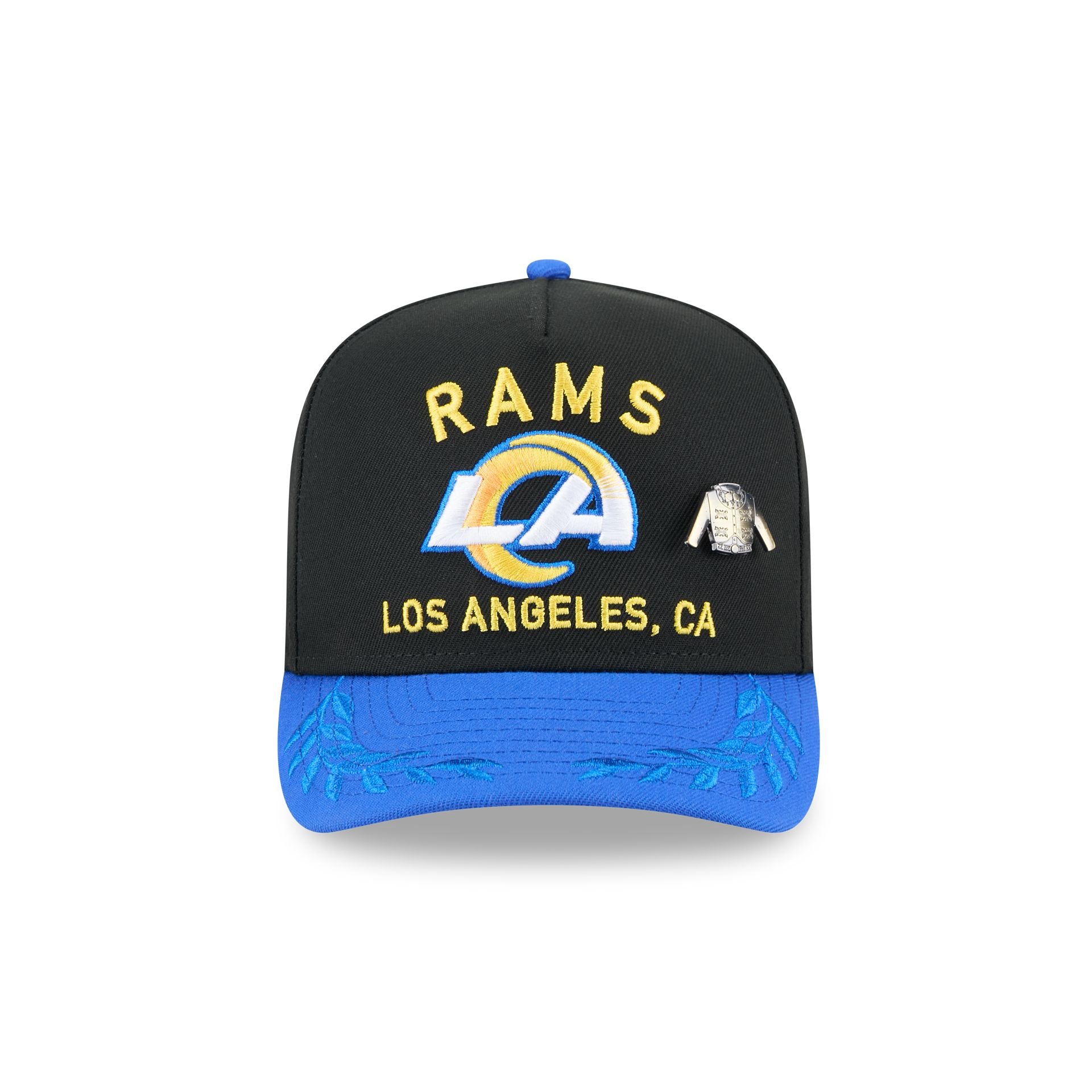 Los Angeles Rams 2025 Draft Black 59FIFTY A-Frame Fitted Hat - Image 2