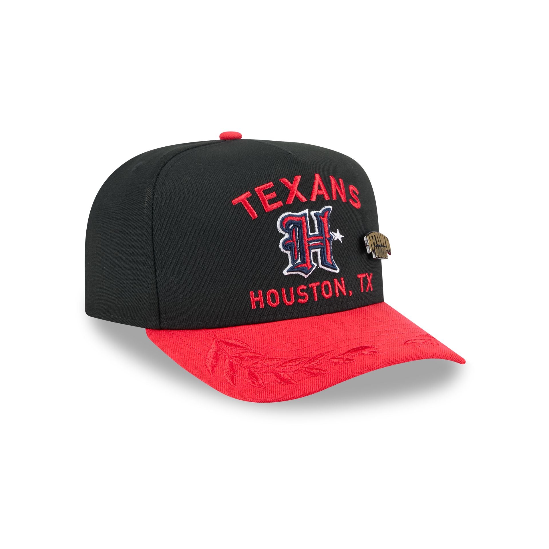 Houston Texans 2025 Draft Black 59FIFTY A-Frame Fitted Hat - Image 3