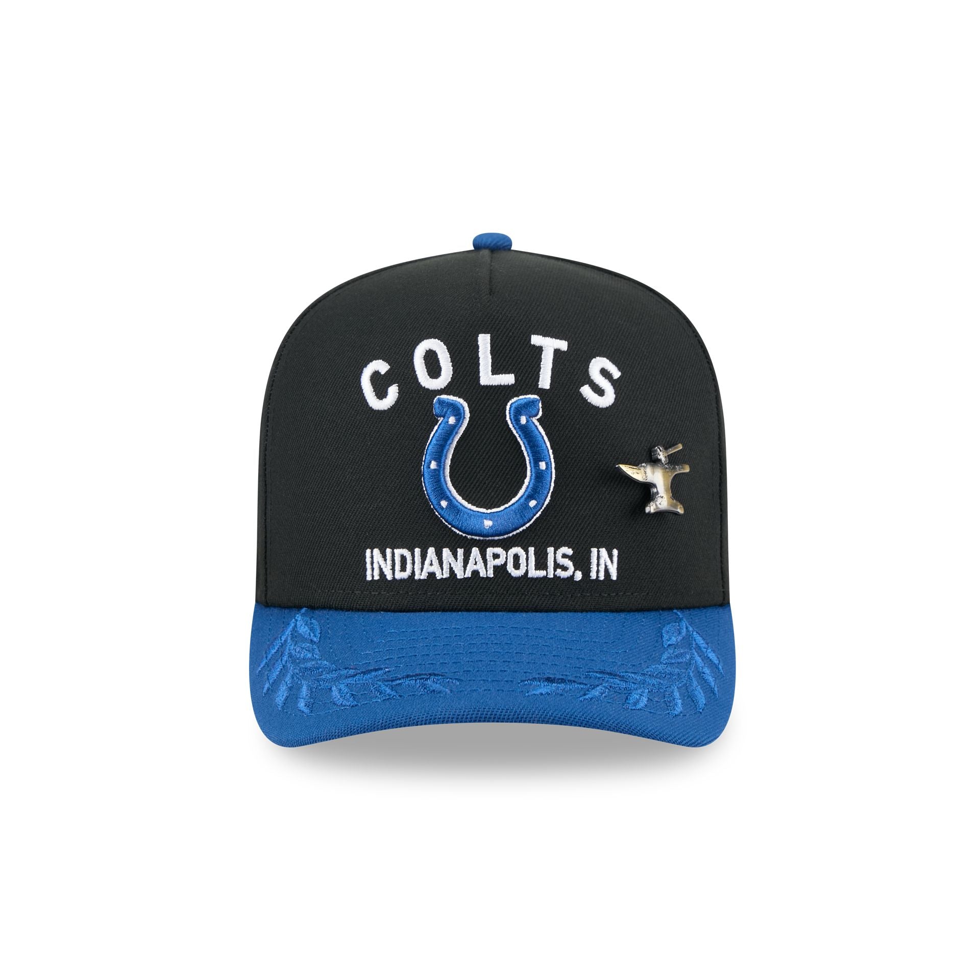 Indianapolis Colts 2025 Draft Black 59FIFTY A-Frame Fitted Hat - Image 2