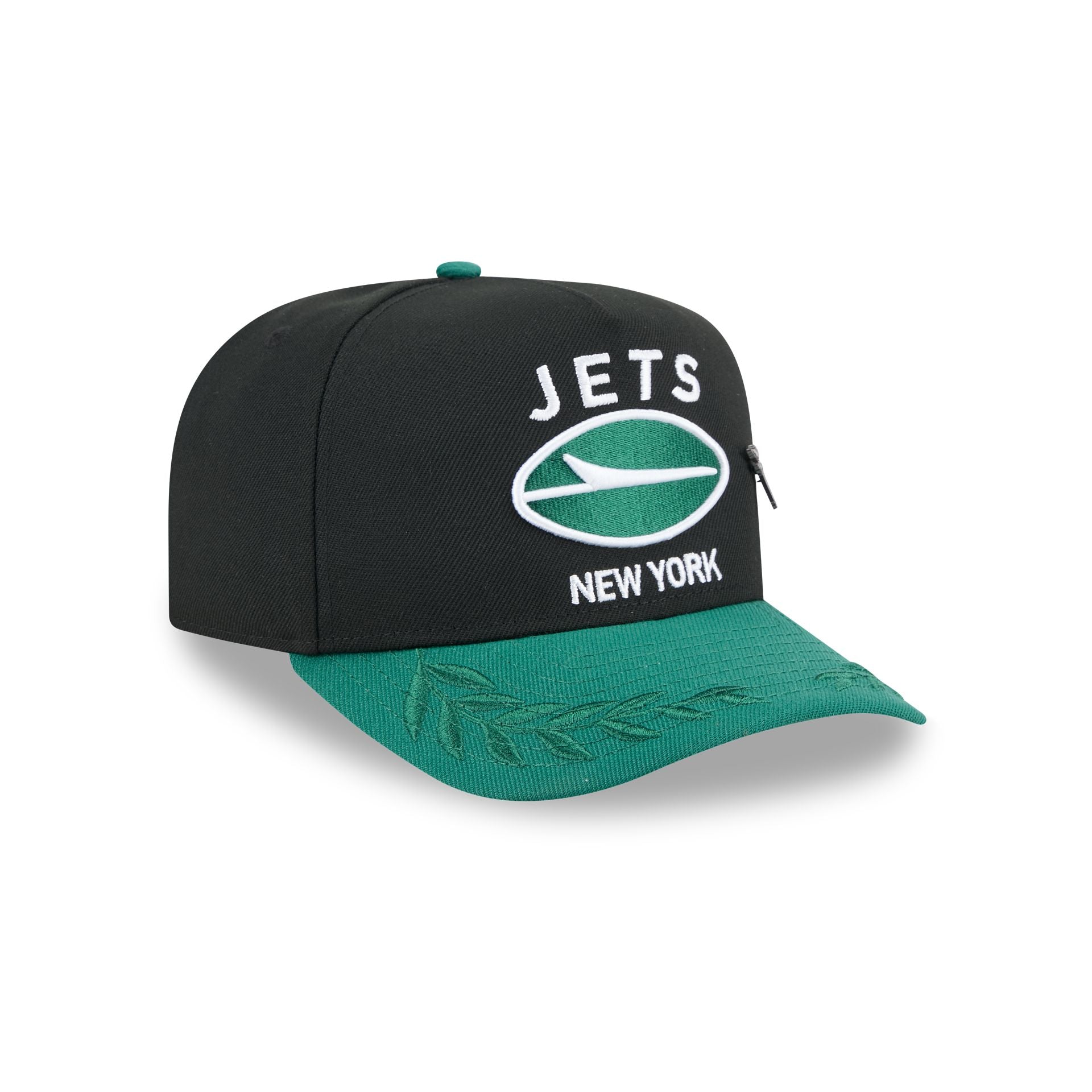 New York Jets 2025 Draft Black 59FIFTY A-Frame Fitted Hat - Image 3