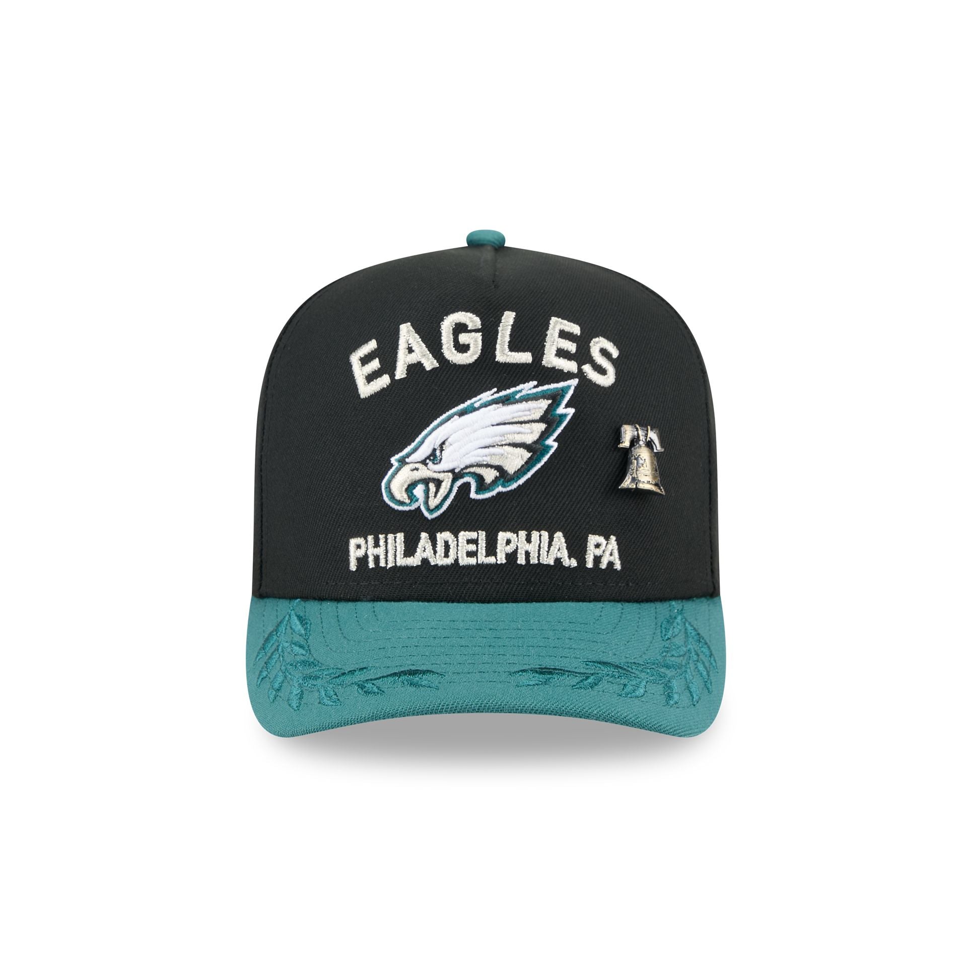 Philadelphia Eagles 2025 Draft Black 59FIFTY A-Frame Fitted Hat - Image 2
