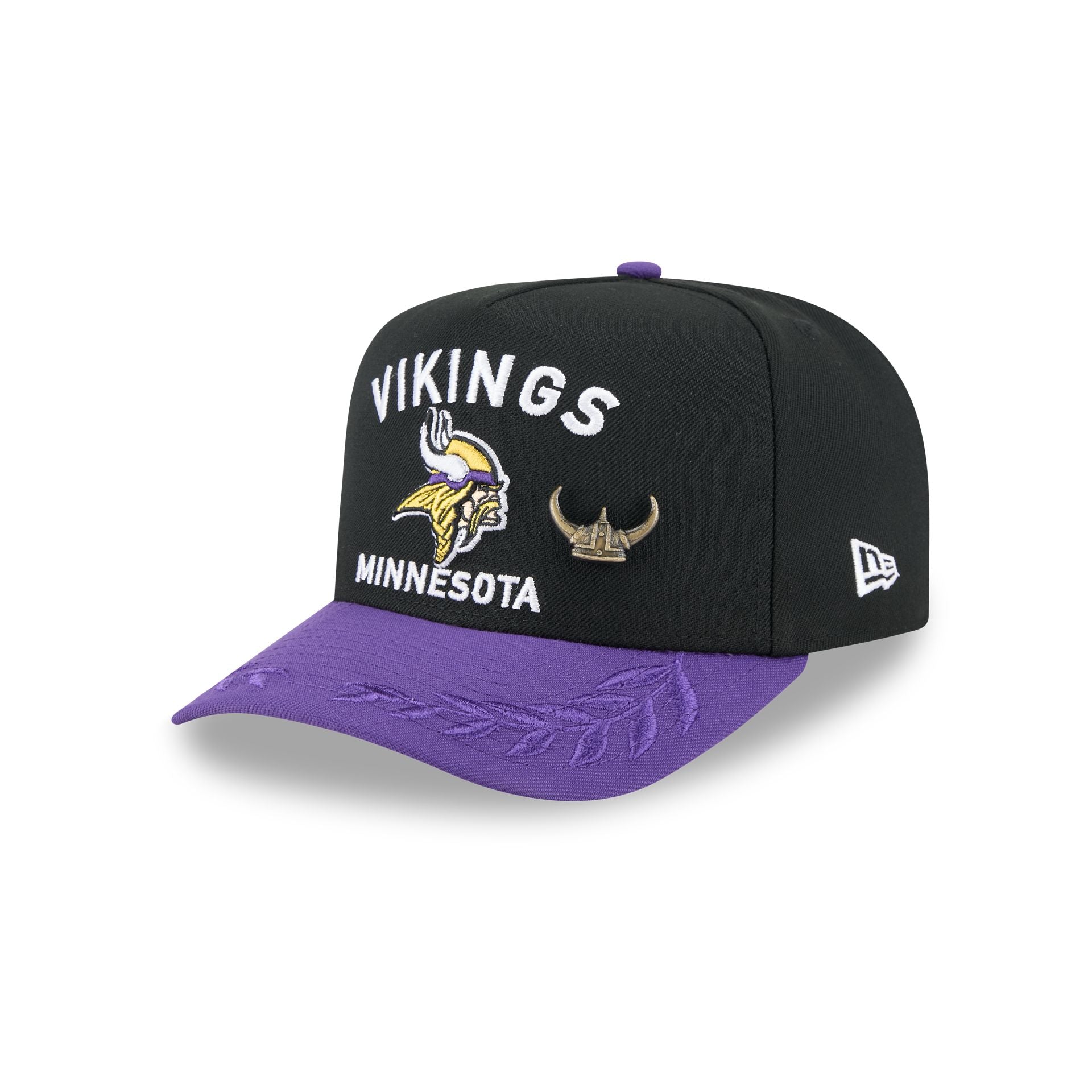 Minnesota Vikings 2025 Draft Black 59FIFTY A-Frame Fitted Hat