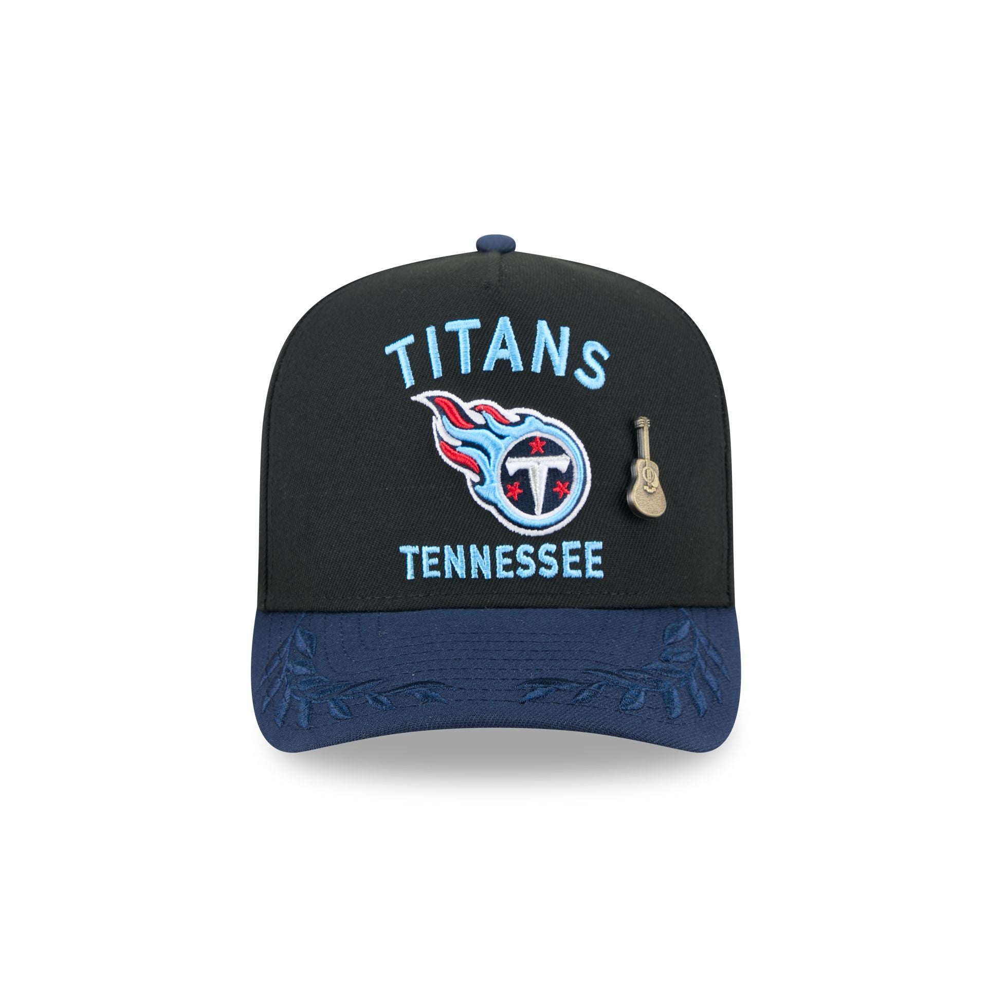 Tennessee Titans 2025 Draft Black 59FIFTY A-Frame Fitted Hat - Image 2