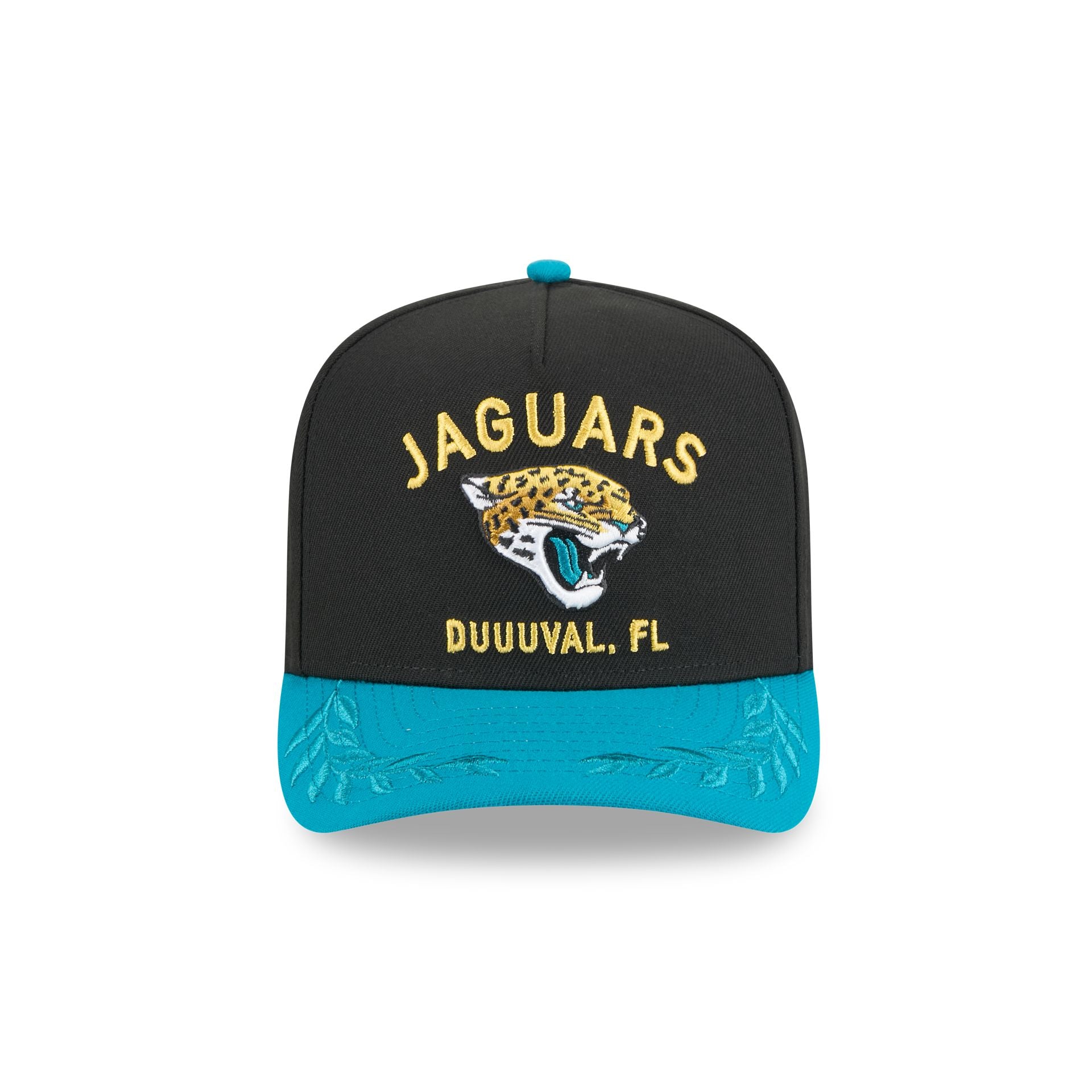 Jacksonville Jaguars 2025 Draft 9FIFTY A-Frame Snapback Hat - Image 2