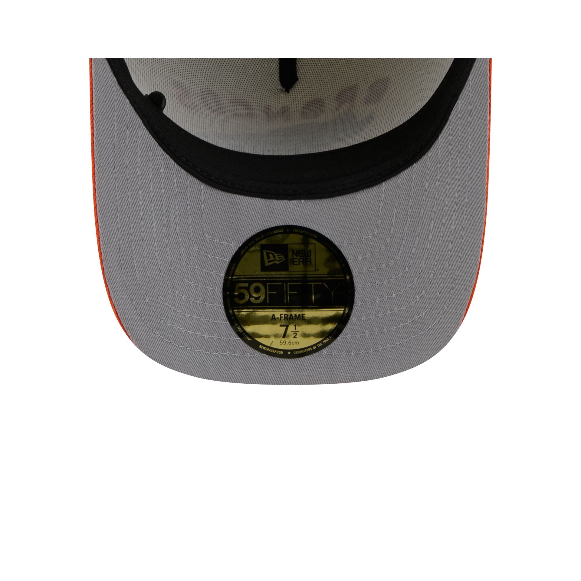 Denver Broncos 2025 Draft Chrome White 59FIFTY A-Frame Fitted Hat - Image 7