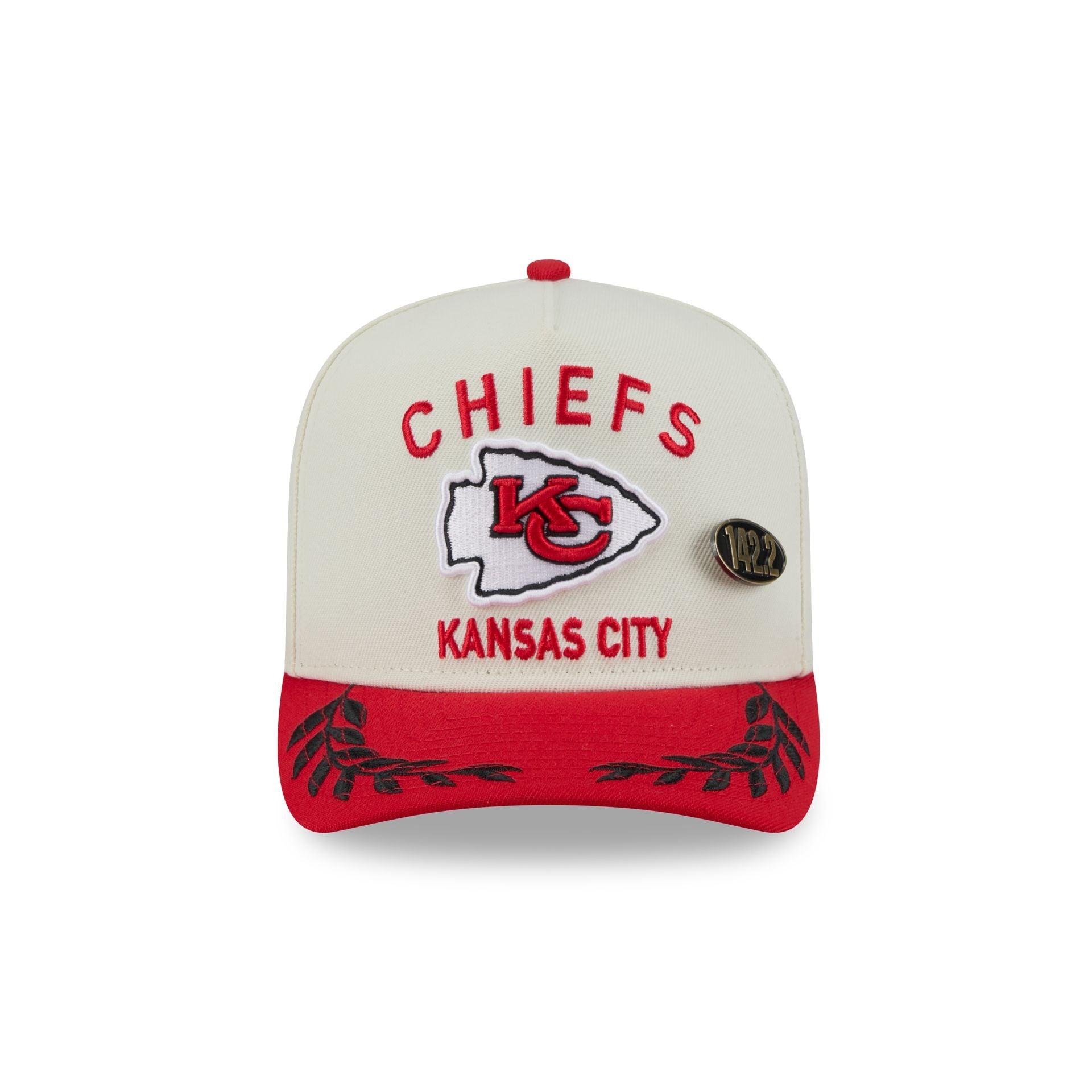 Kansas City Chiefs 2025 Draft Chrome White 59FIFTY A-Frame Fitted Hat - Image 2