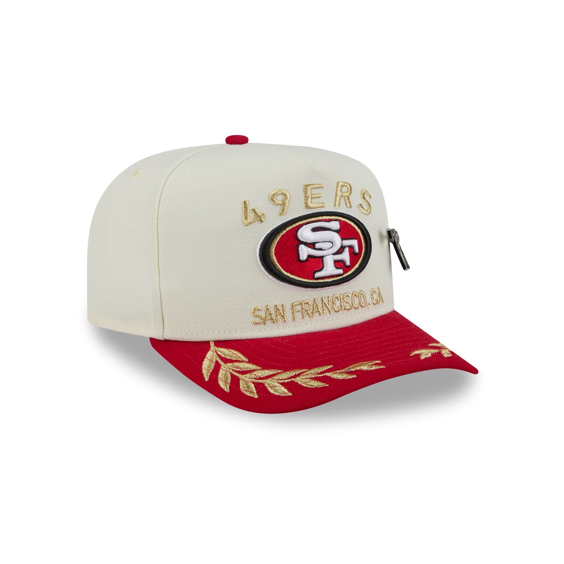 San Francisco 49ers 2025 Draft Chrome White 59FIFTY A-Frame Fitted Hat - Image 3
