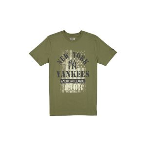 New York Yankees Armed Forces Day 2025 Green T-Shirt