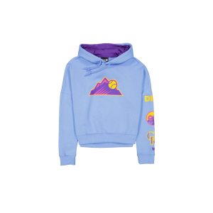 Colorado Rockies City Connect Women's Pastel Blue Hoodie