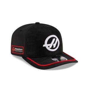 MoneyGram Haas F1 Team Black Camo 9SEVENTY Stretch-Snap Hat