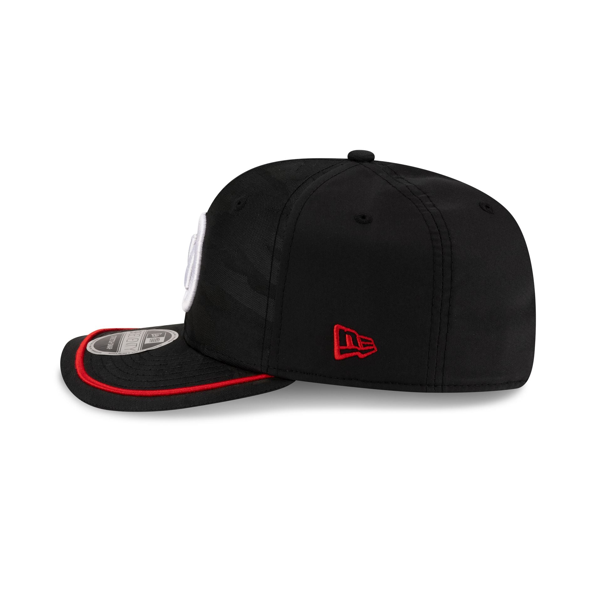 MoneyGram Haas F1 Team Black Camo 9SEVENTY Stretch-Snap Hat - Image 5