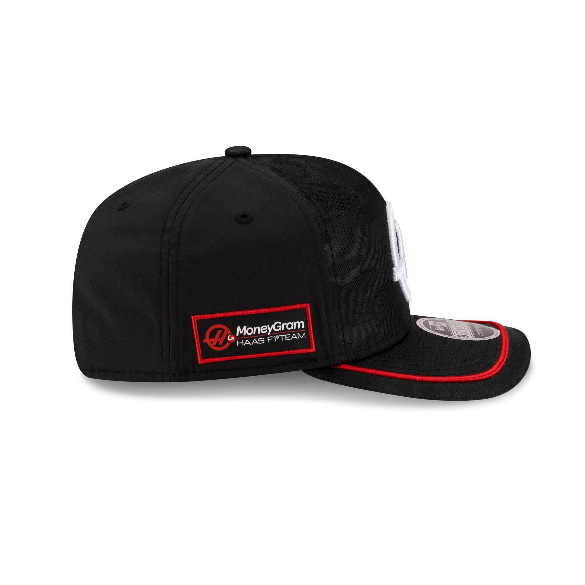MoneyGram Haas F1 Team Black Camo 9SEVENTY Stretch-Snap Hat - Image 4