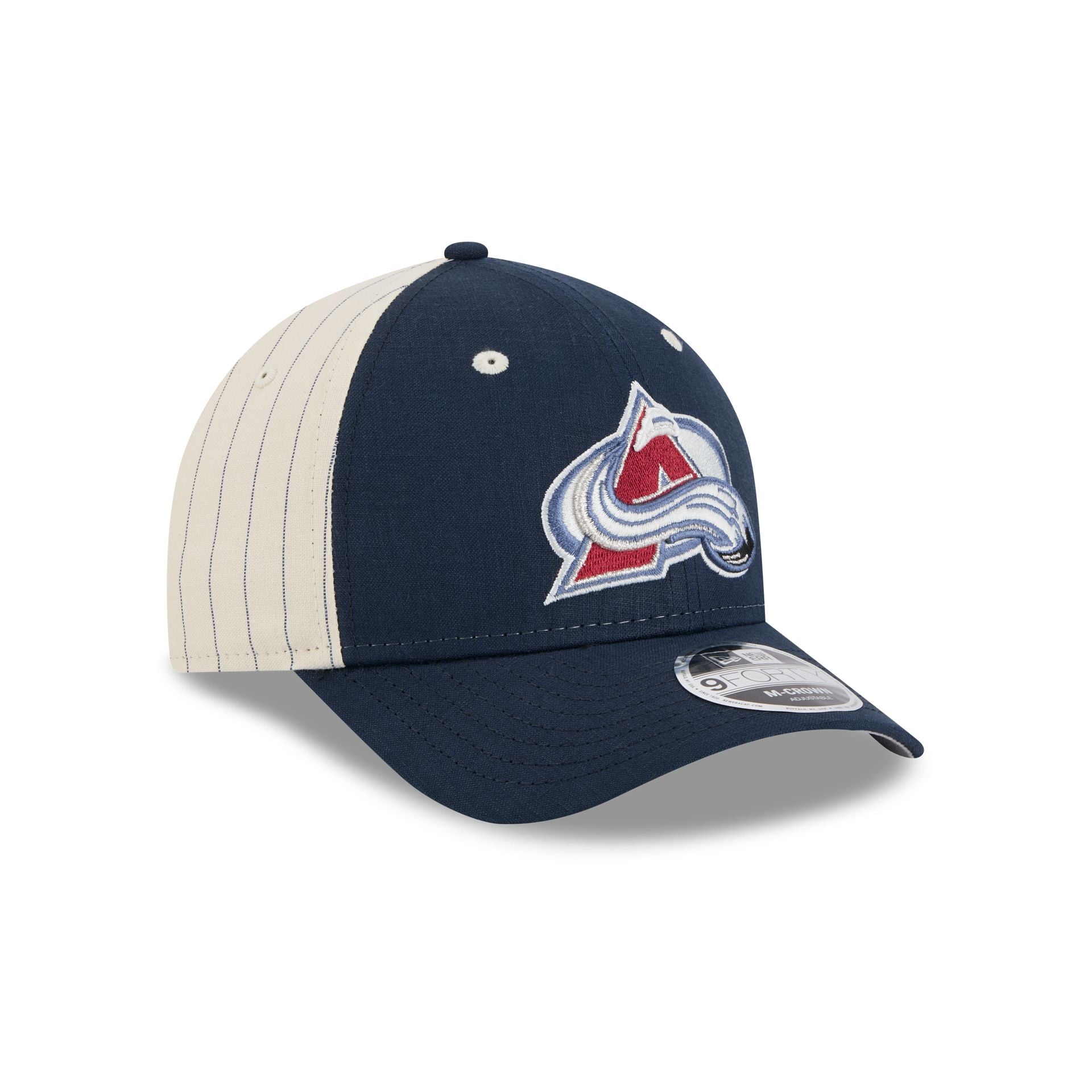 Colorado Avalanche Linen 9FORTY M-Crown Snapback Hat - Image 3