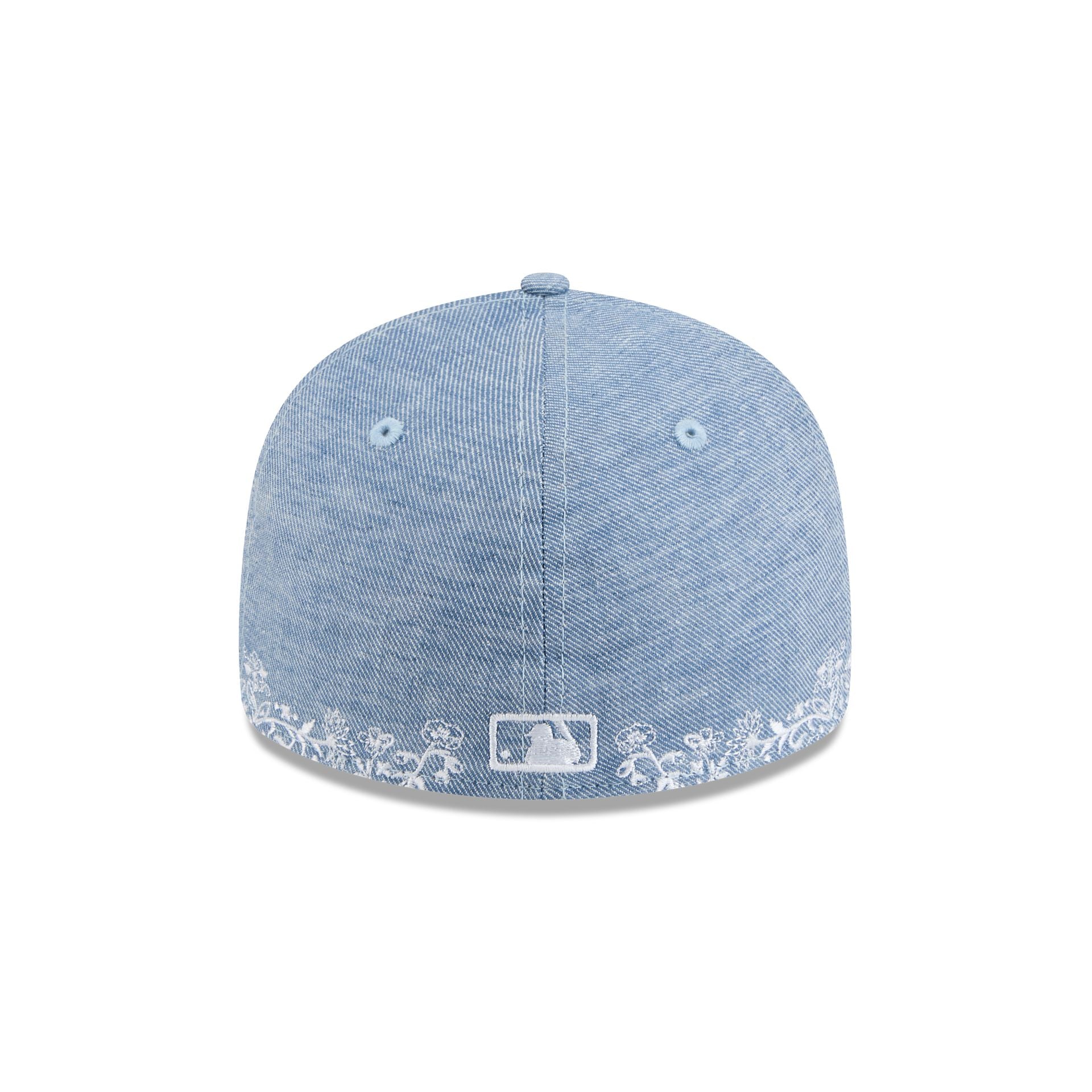 New York Yankees Hand Stitched Chambray Low Profile 59FIFTY Fitted Hat - Image 5