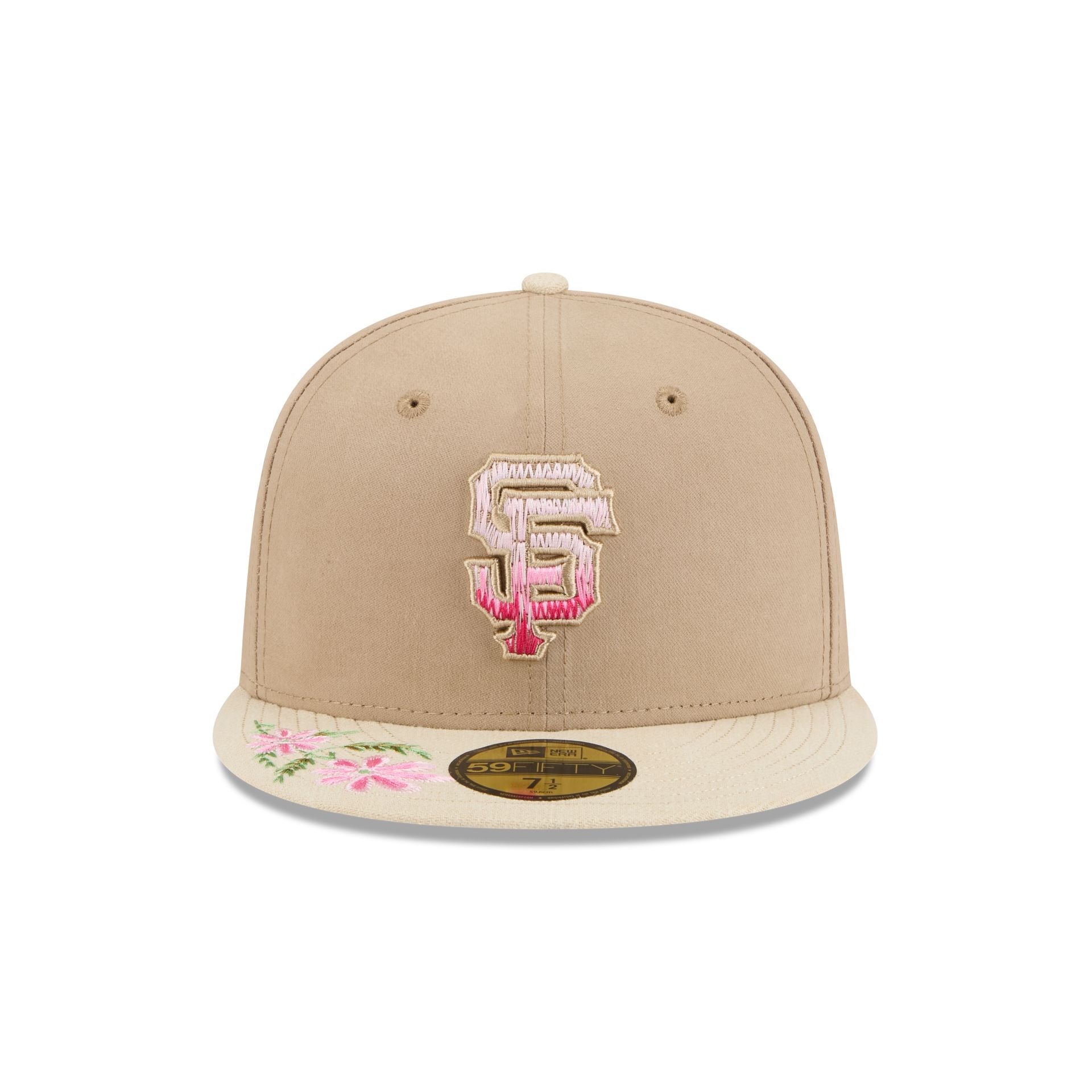 San Francisco Giants Hand Stitched Floral 59FIFTY Fitted Hat - Image 2