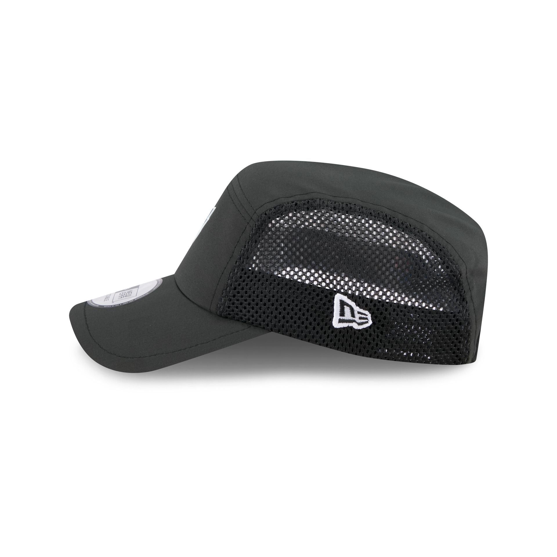 Philadelphia Eagles Black Poly Runner Adjustable Hat - Image 4