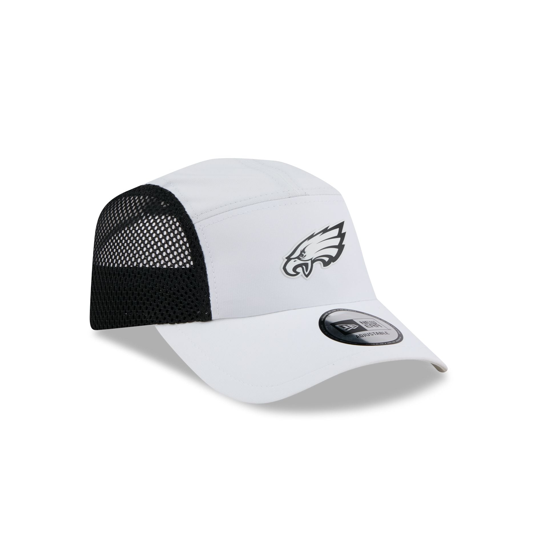 Philadelphia Eagles White Poly Runner Adjustable Hat - Image 3