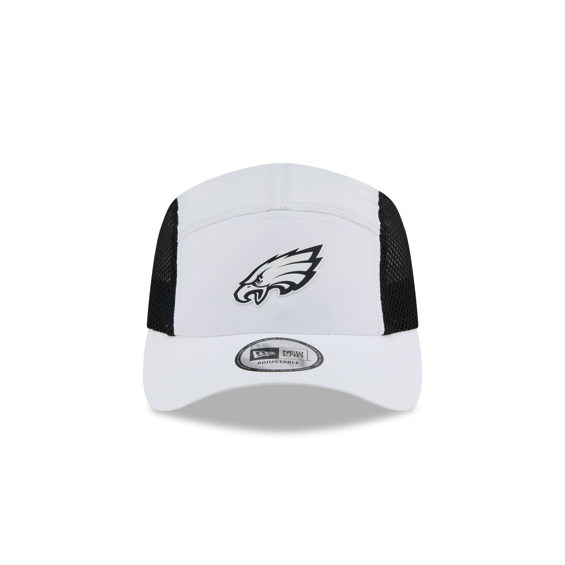 Philadelphia Eagles White Poly Runner Adjustable Hat - Image 2