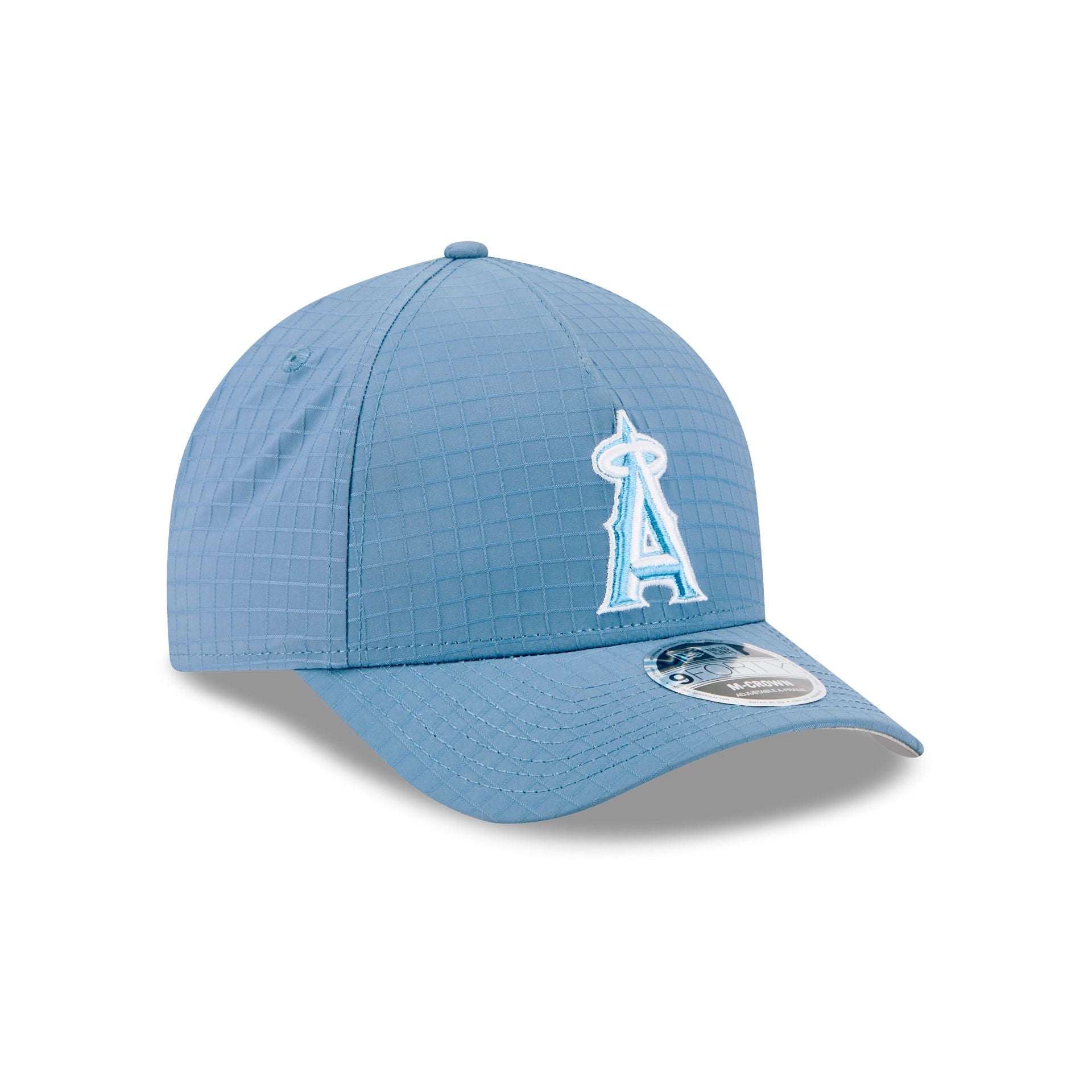 Los Angeles Angels Blue Ripstop 9FORTY M-Crown A-Frame Snapback Hat - Image 3