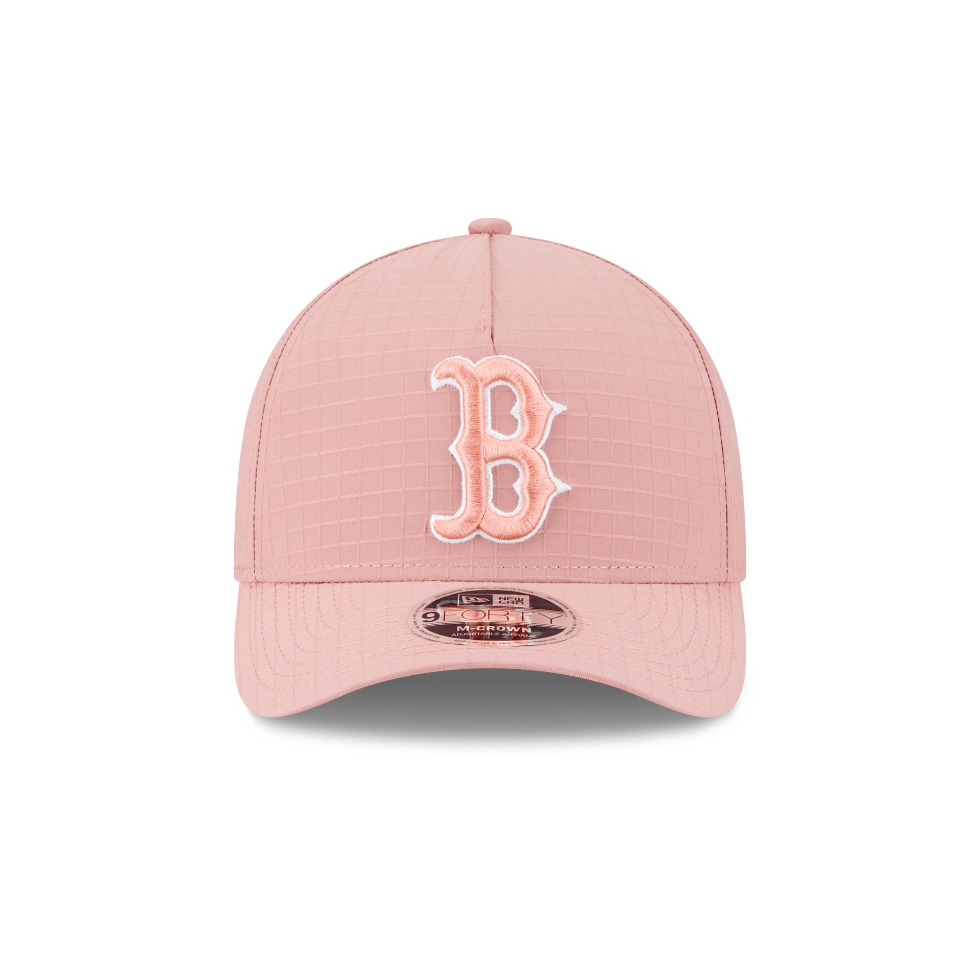 Boston Red Sox Pink Ripstop 9FORTY M-Crown A-Frame Snapback Hat - Image 2