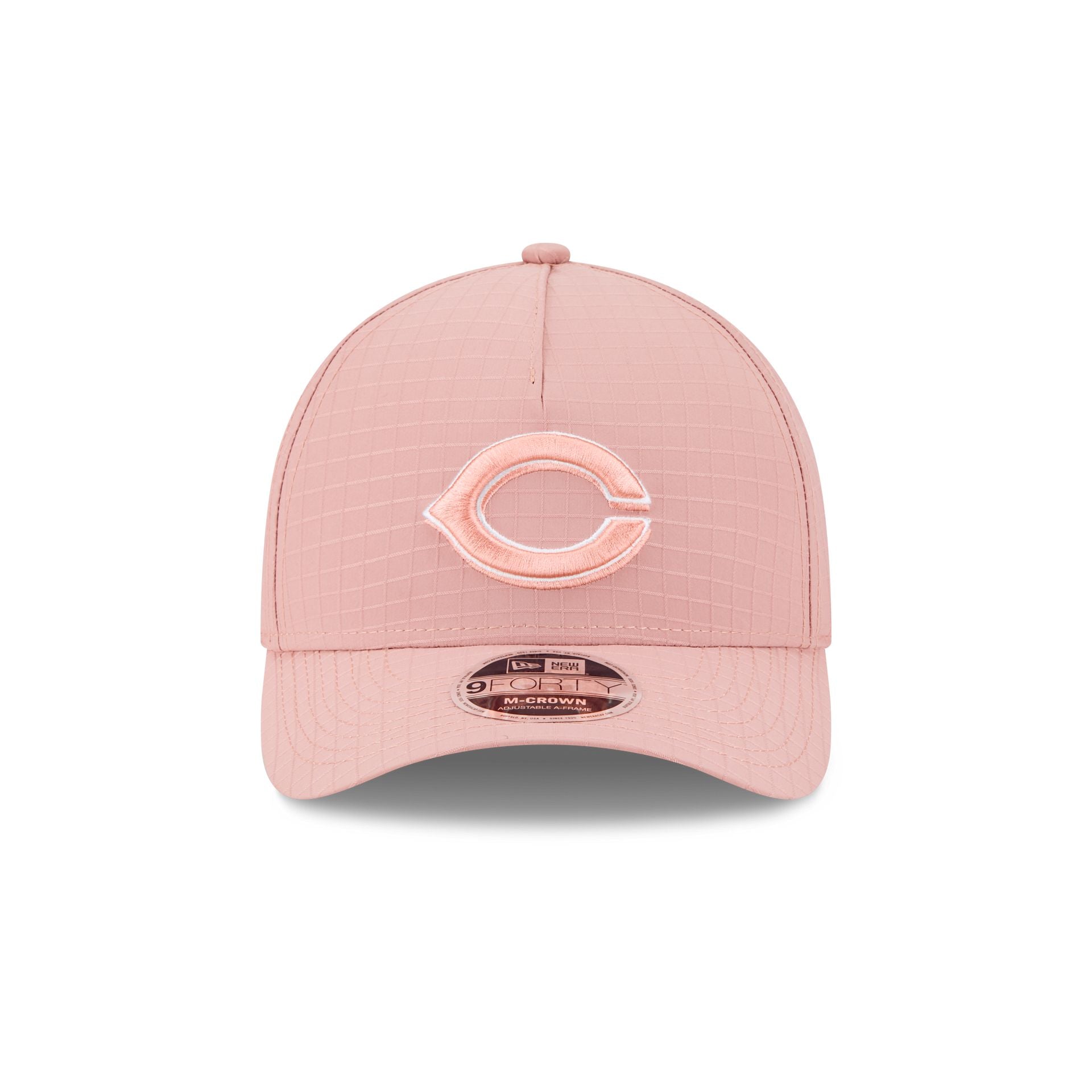 Cincinnati Reds Pink Ripstop 9FORTY M-Crown A-Frame Snapback Hat - Image 2