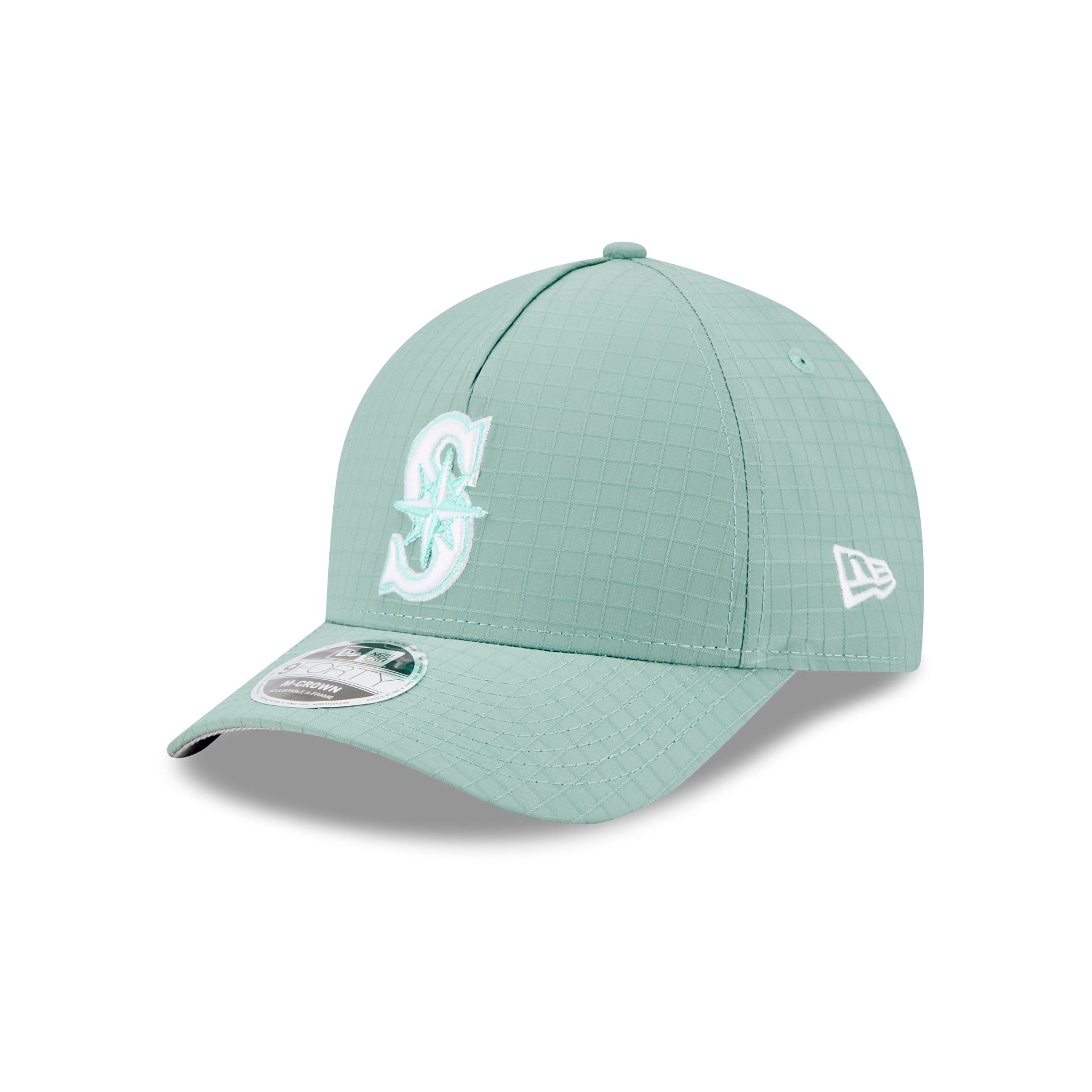 Seattle Mariners Green Ripstop 9FORTY M-Crown A-Frame Snapback Hat