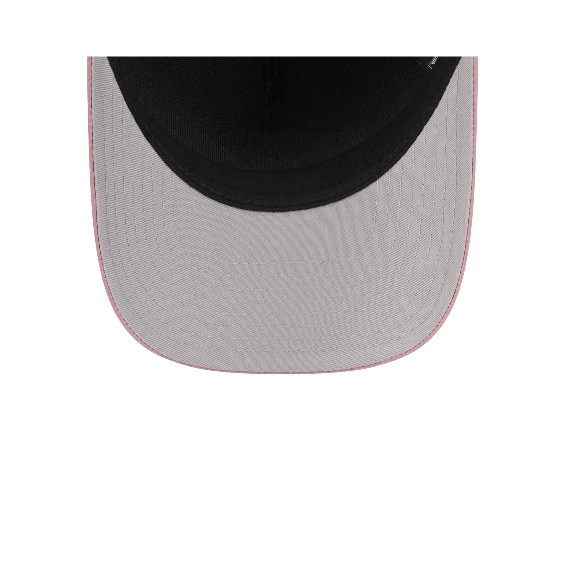 Los Angeles Lakers Pink Ripstop 9FORTY M-Crown A-Frame Snapback Hat - Image 7